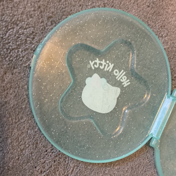 Vintage Y2K Hello Kitty CD DVD PC Video Game Case - Sparkle Glitter Blue - Picture 6 of 7